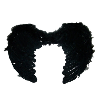 Large feather angel wings assorted colours - Blue