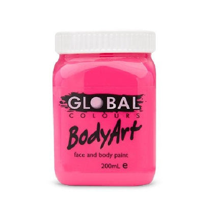 Global Colours BodyArt  Face and body paint in Jar 200ml Performance quality - Deep Green