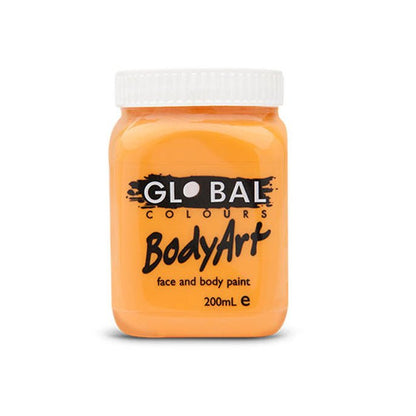 Global Colours BodyArt  Face and body paint in Jar 200ml Performance quality - Deep Green
