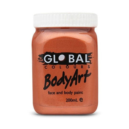 Global Colours BodyArt  Face and body paint in Jar 200ml Performance quality - Deep Green