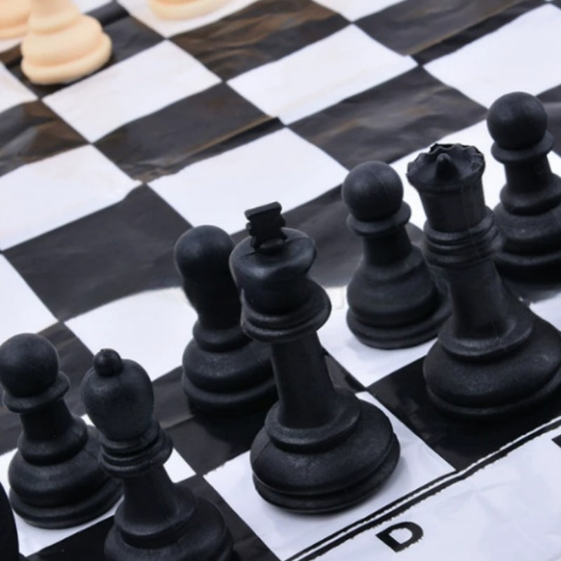 Large PVC Chess Set – Durable, Lightweight & Perfect for Indoor/Outdoor Play