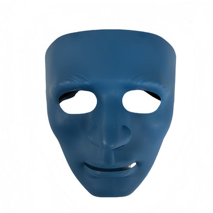 2x Robot Plain Mask Purge Style Halloween Scary Ghost Blank Mask Unisex - 2x White