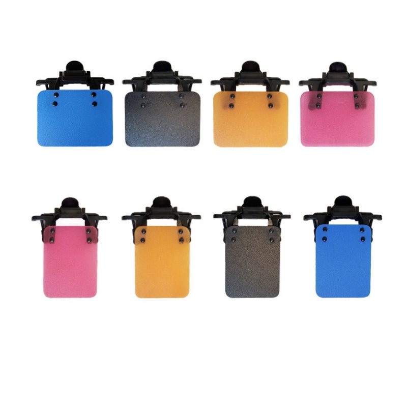 ISSF Flip-Up Eyeshield Sport Shooting Eye Shield Aim Blocker Targeting Sight Cover Blinding - Black-Vertical 3x4cm