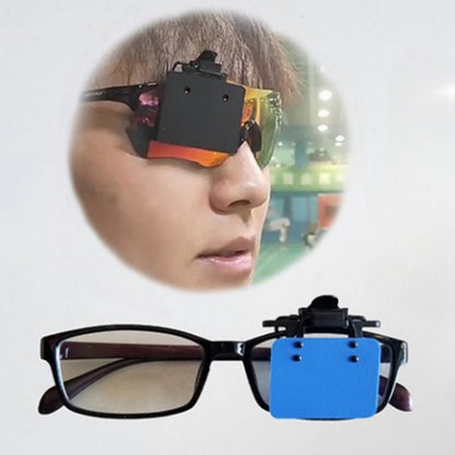 ISSF Flip-Up Eyeshield Sport Shooting Eye Shield Aim Blocker Targeting Sight Cover Blinding - Yellow-Horizontal 4x3cm