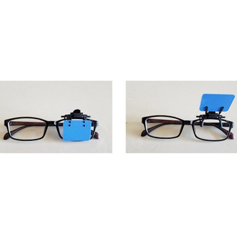 ISSF Flip-Up Eyeshield Sport Shooting Eye Shield Aim Blocker Targeting Sight Cover Blinding - Yellow-Vertical 3x4cm