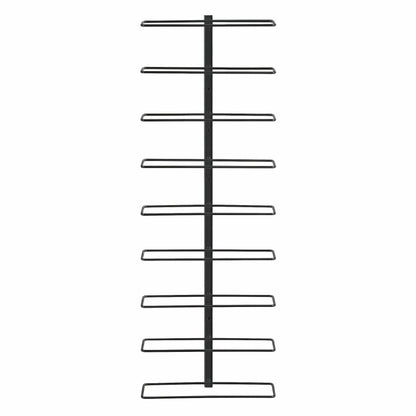 Artiss Wall Mounted Wine Rack 9 Bottles Display Storage Organizer Metal Black
