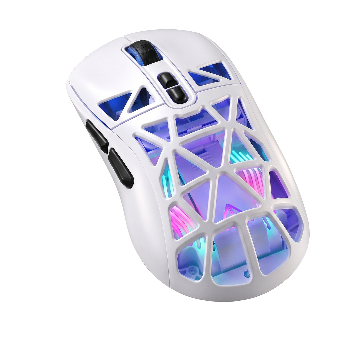 SOLAKAKA SM802 Pro Tri-Mode Gaming Mouse RGB 24000 DPI Hotswap