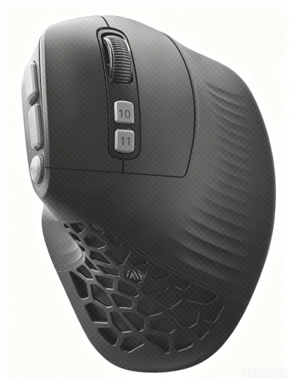 SOLAKAKA E9 Pro Vertical MMO Mouse Tri-Mode 36000 DPI 8000Hz PAW3395